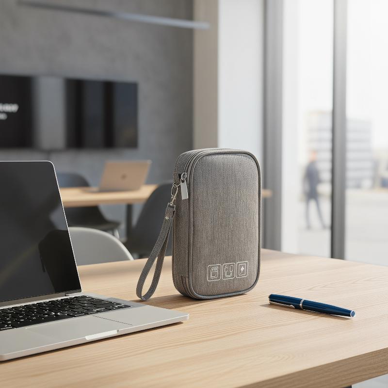Electronics Gadgets And Accessories - Tas Penyimpanan Kabel Lapis Ganda untuk