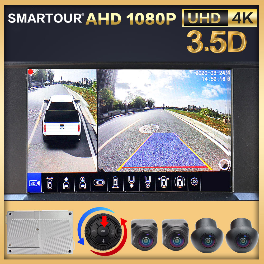Panoramic Dash Cam 360 - SMARTOUR HD 1080P 3,5d 360 derajat