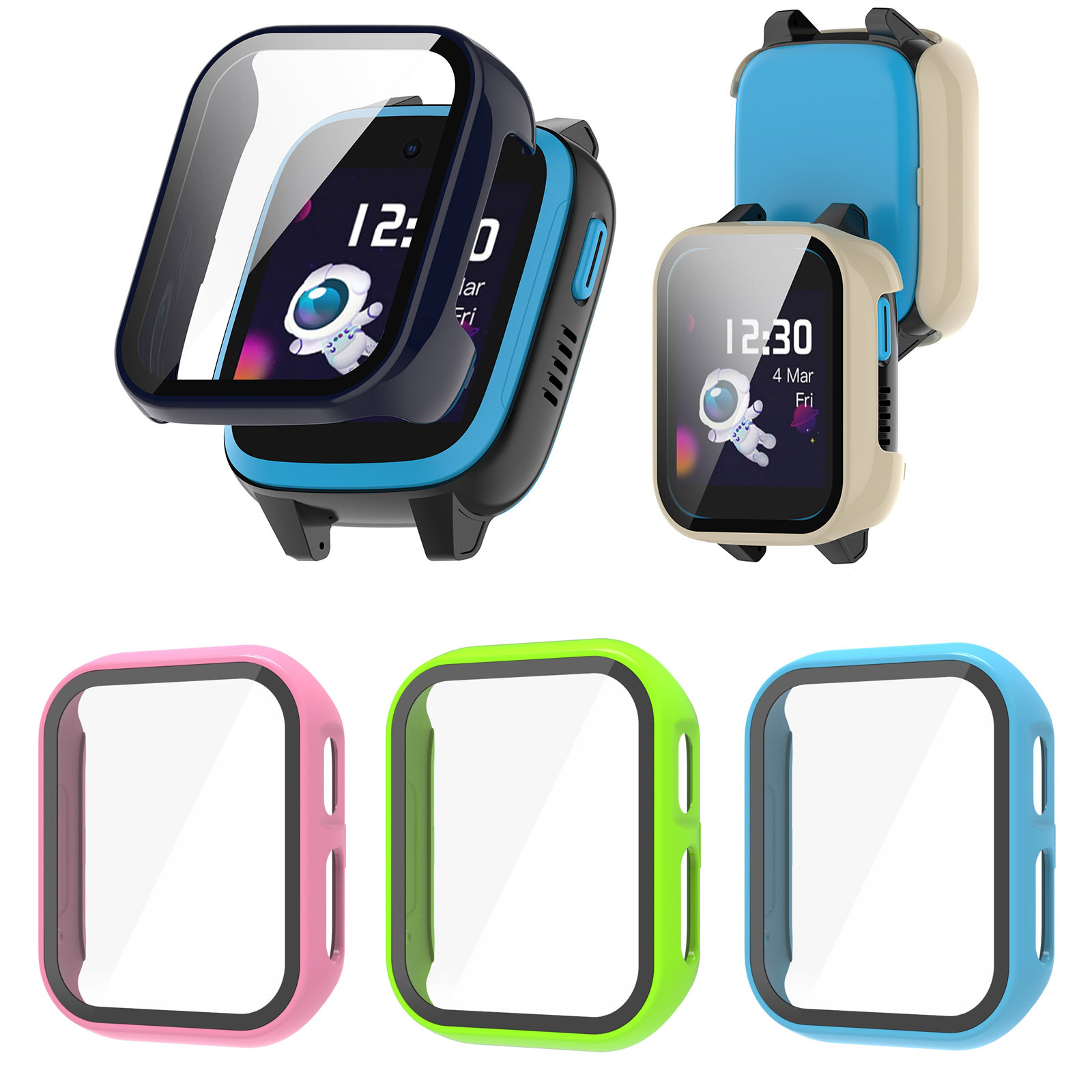 Smart Watch Kids - Casing Film pelindung layar kaca cangkang
