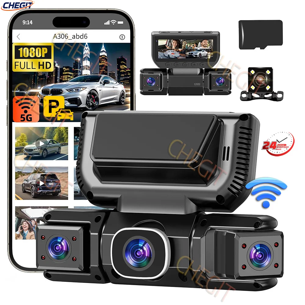 Panoramic Dash Cam 360 - Kamera 360 Derajat 4 Kamera Depan