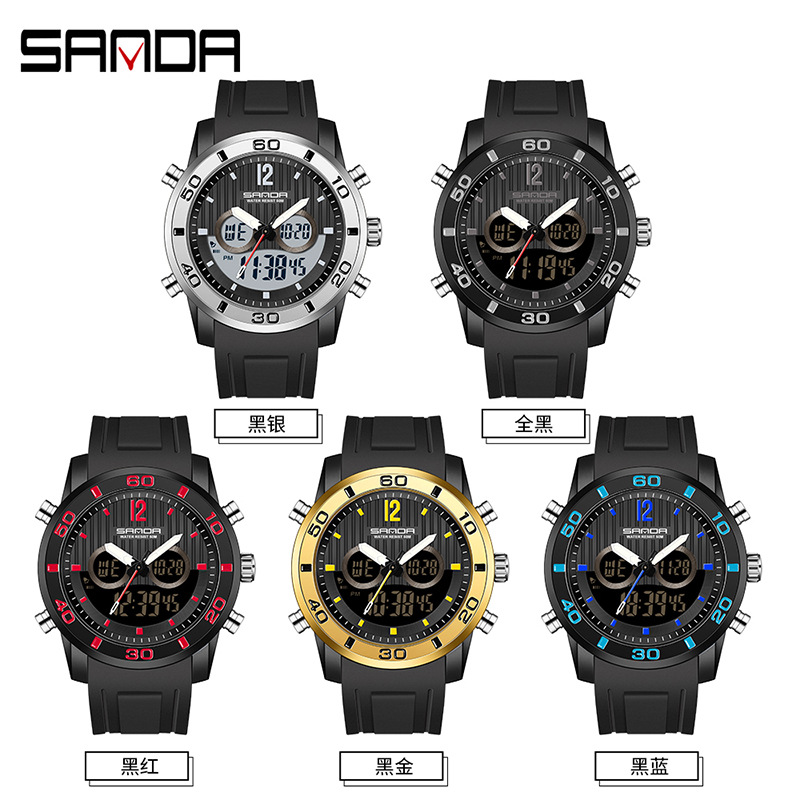 Electronic Gift - SANDA Jam Tangan Elektronik Jam Tangan