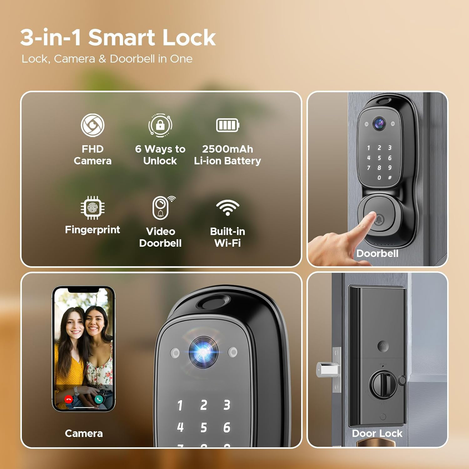 Kunci Pintu Pintar Wifi Tuya ‎ - Electronics & Gadgets Icon ulasan dan harga