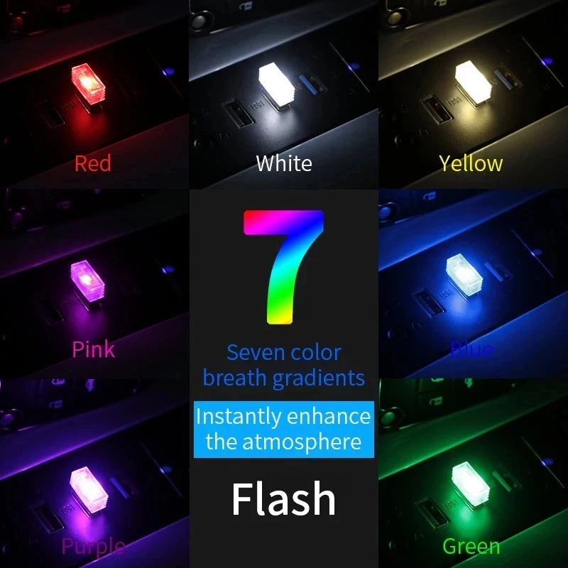 1/4pc Lampu LED Mini USB Mobil - Electronics Gadgets And Accessories ulasan dan harga