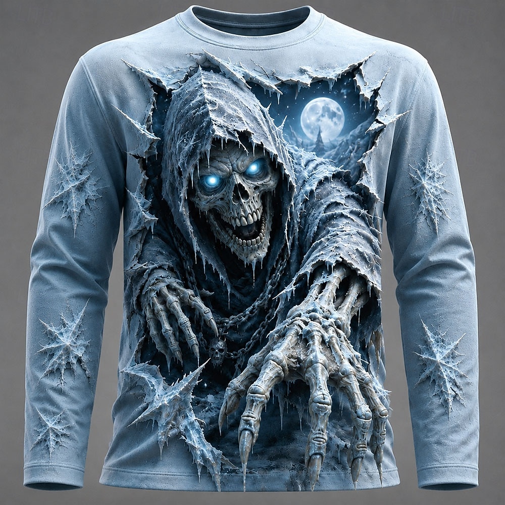 Kaos Pria Halloween dengan Gra - Electronic Gift ulasan dan harga