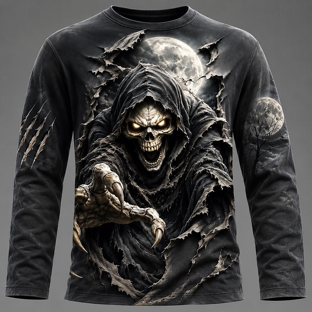 Kaos Pria Halloween dengan Gra - Electronic Gift ulasan dan harga