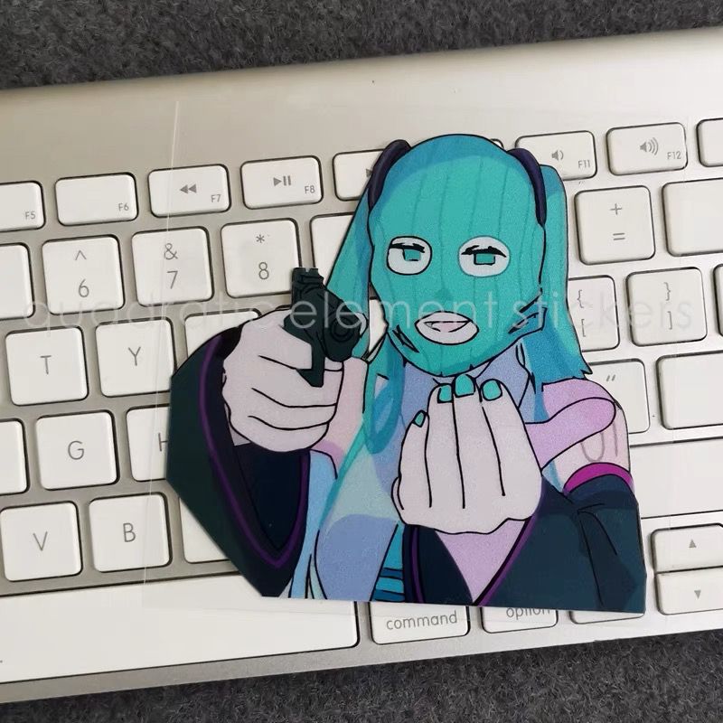 Stiker Sepeda Motor Miku Tahan - Electronic Gift ulasan dan harga