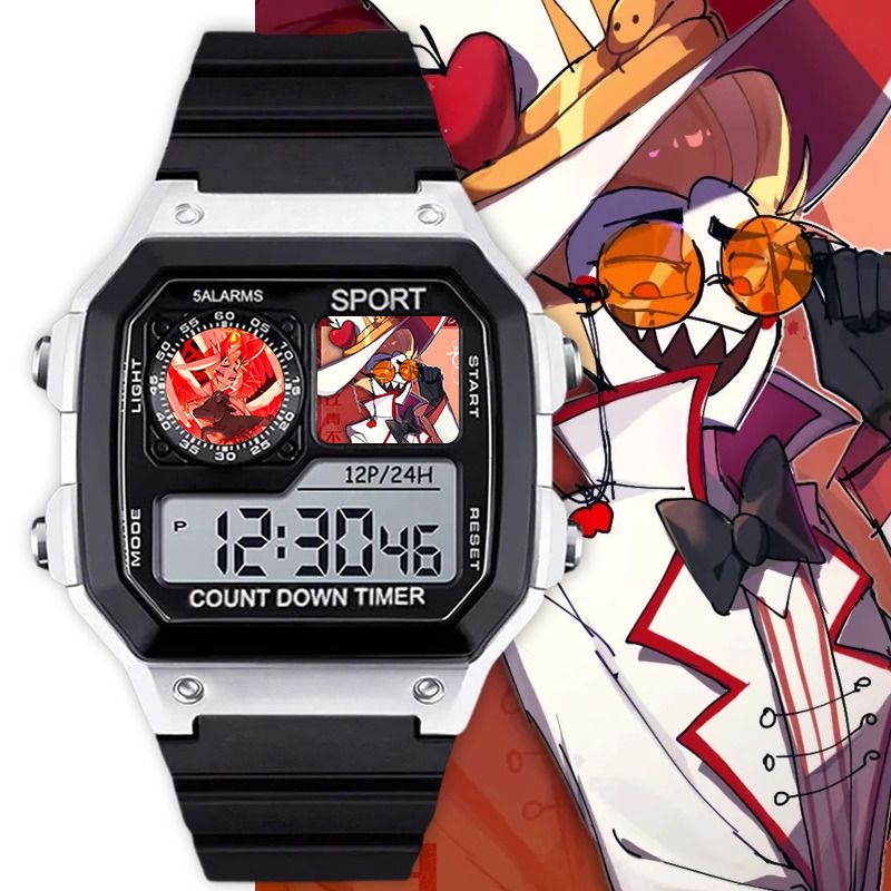 Jam Tangan Digital Hazbin Hote - Electronic Gift ulasan dan harga