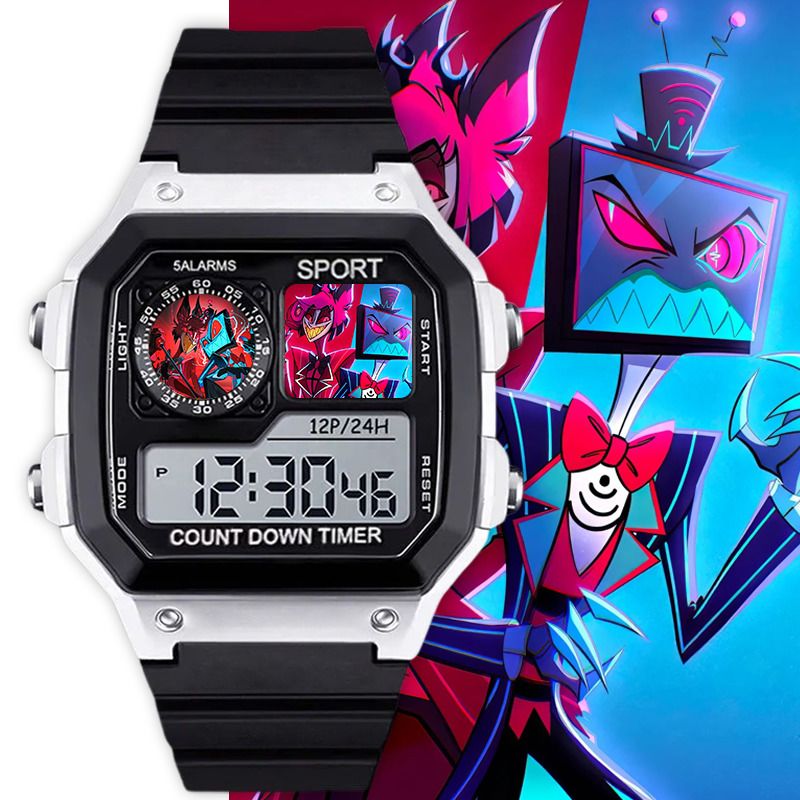 Jam Tangan Digital Hazbin Hote - Electronic Gift ulasan dan harga