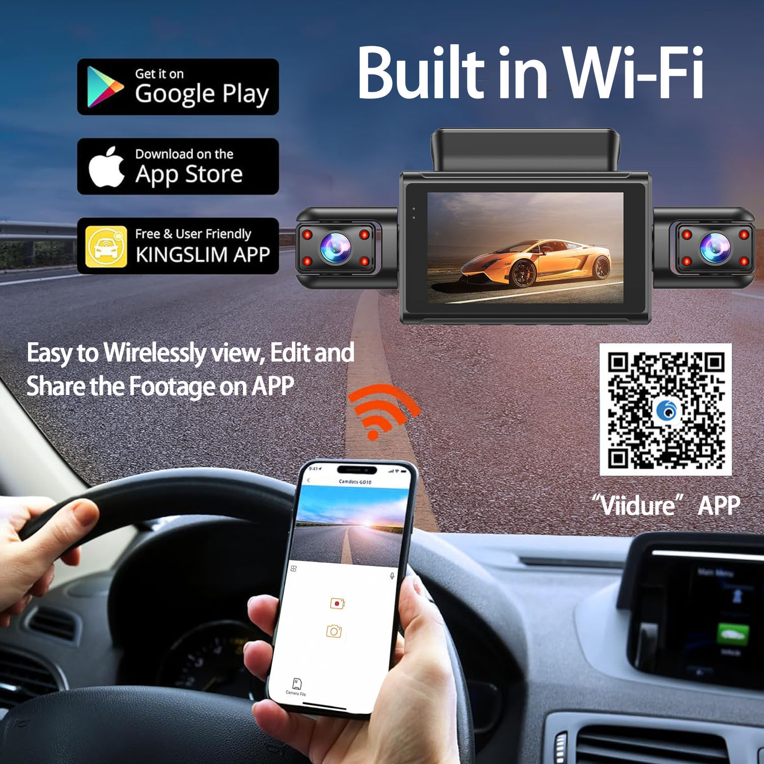 Kamera Dasbor Mobil DVR 360 De - Panoramic Dash Cam 360 ulasan dan harga