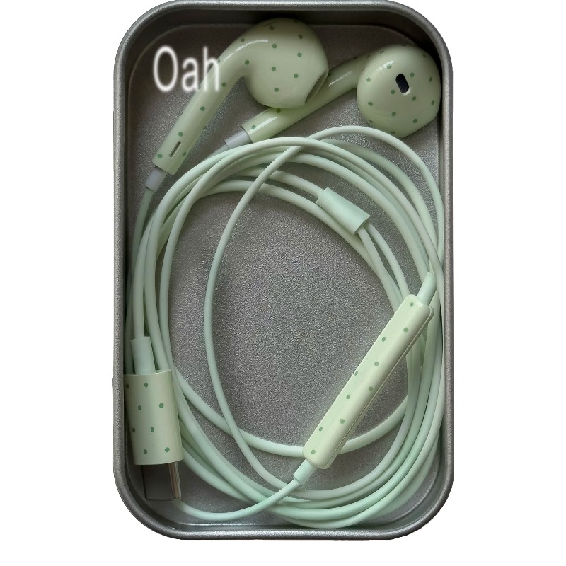 Oah Polka Dot Earphone Berkabe - Electronic Gift ulasan dan harga