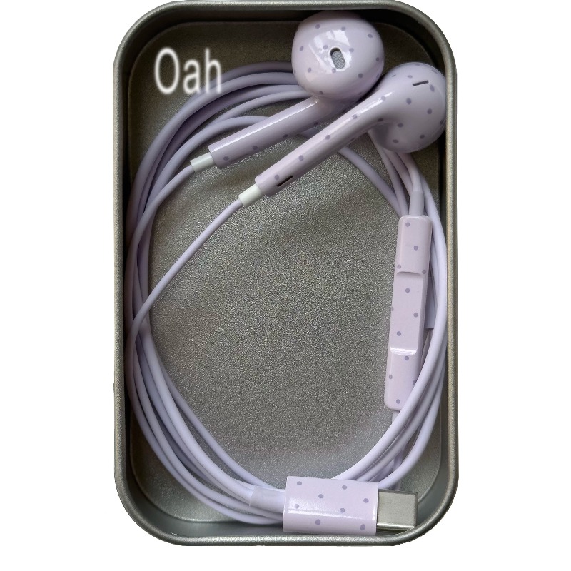 Oah Polka Dot Earphone Berkabe - Electronic Gift ulasan dan harga