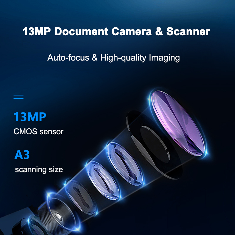 Pemindai Portabel Dokumen Buku - Document Camera Visualizer ulasan dan harga