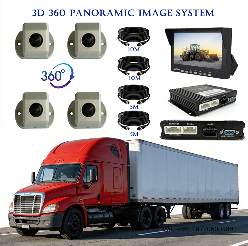 Sistem Kamera Pandangan 360 De - Panoramic Dash Cam 360 ulasan dan harga