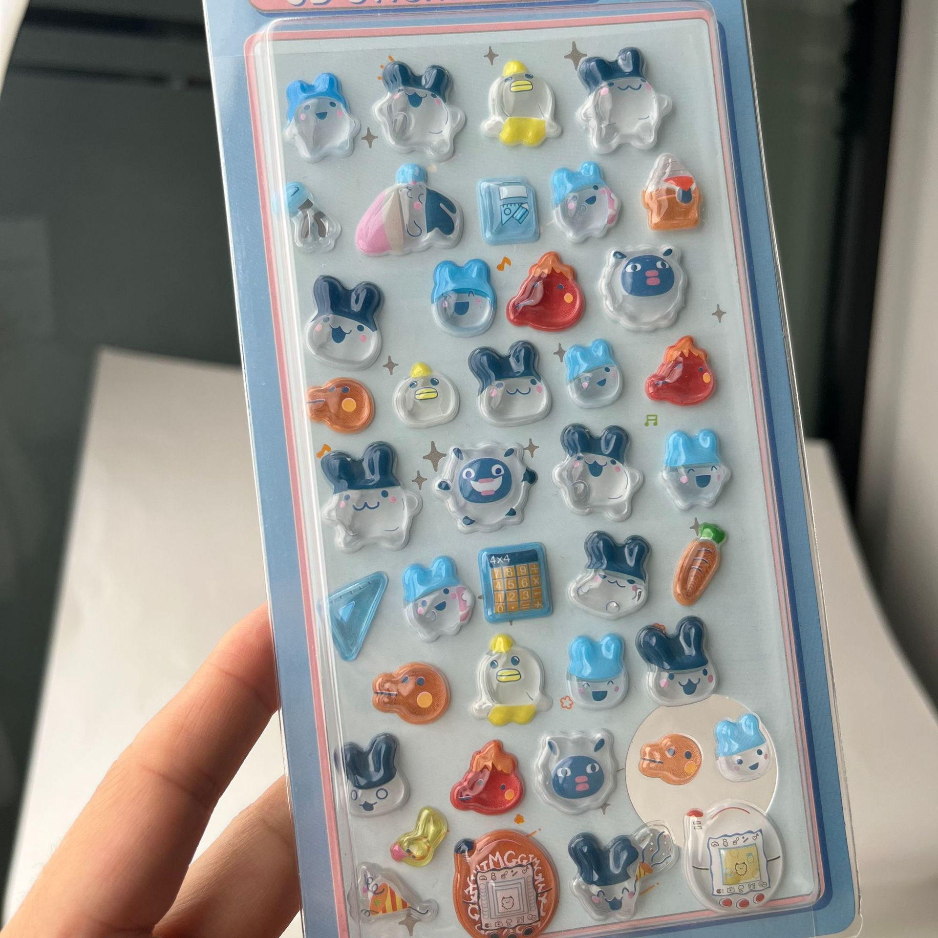 Stiker 3D Tamagotchi Lucu Retr - Electronic Gift ulasan dan harga
