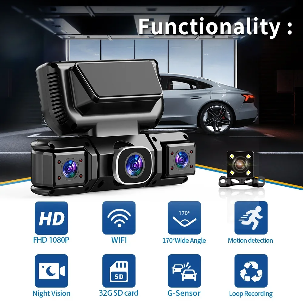 Kamera 360 Derajat 4 Kamera De - Panoramic Dash Cam 360 ulasan dan harga