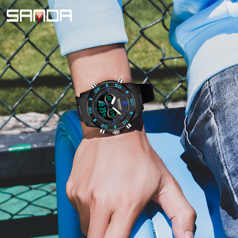 SANDA Jam Tangan Elektronik Ja - Electronic Gift ulasan dan harga