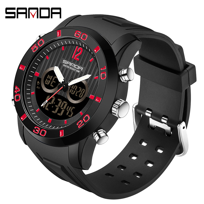 SANDA Jam Tangan Elektronik Ja - Electronic Gift ulasan dan harga