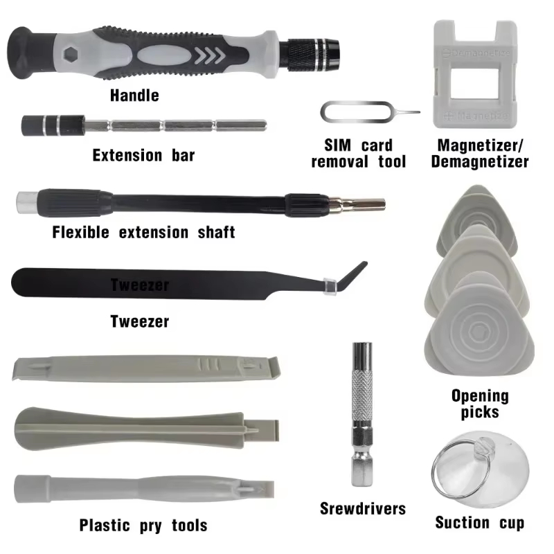 Set Obeng Presisi 115-in-1 den - Diy Electronics Gadgets ulasan dan harga